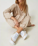 Sneakers running con dettagli laminati | TWINSET - PMC Portici