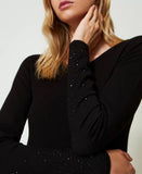 Maglia con strass in dégradé | TWINSET - PMC Portici