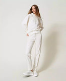 Pantaloni a sigaretta con ricamo | TWINSET - PMC Portici