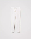 Pantaloni a sigaretta con ricamo | TWINSET - PMC Portici