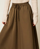 Gonna longuette in taffetà | TWINSET - PMC Portici