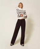 Pantaloni ampi in tessuto scuba | TWINSET - PMC Portici