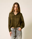 Camicia in raso con coulisse | TWINSET - PMC Portici
