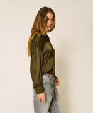 Camicia in raso con coulisse | TWINSET - PMC Portici