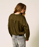 Camicia in raso con coulisse | TWINSET - PMC Portici