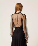 Body in tulle e pizzo | TWINSET - PMC Portici