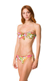 Bikini a fascia fantasia