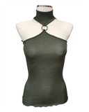 Top senza maniche con collo alto e ritagli | Oscalito - PMC Portici