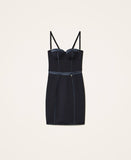 Abito bustier in tessuto scuba di TWINSET