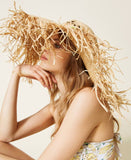 Cappello in paglia a tesa larga di TWINSET