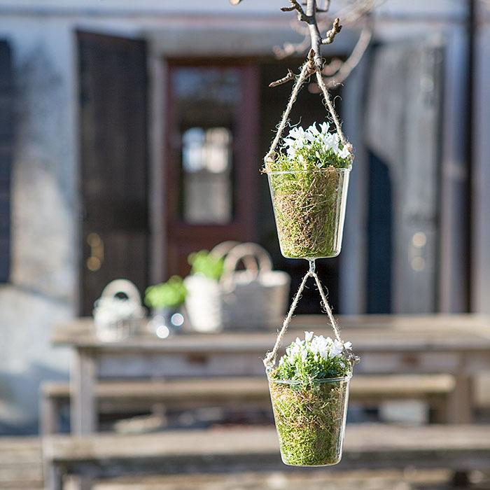 Vaso Da Parete In Ceramica A Forma Di Viso Milageto | Fioriera Creativa Per Balcone E Giardino | 17x13,5x8 Cm | Bianco - 5