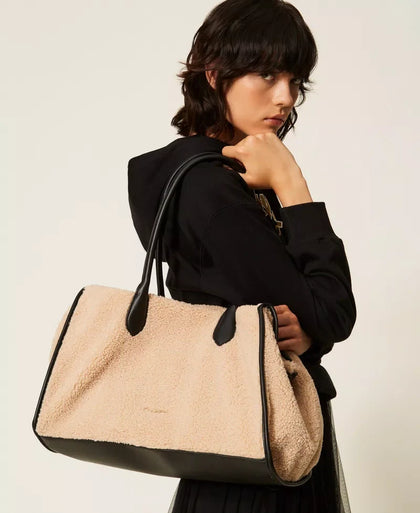 Borsa bauletto in faux fur | TWINSET - PMC Portici

