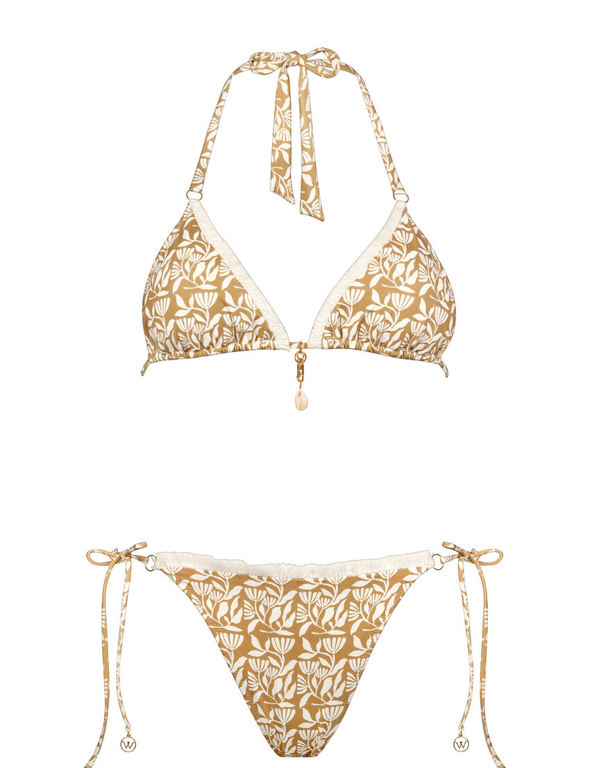 Bikini a triangolo micro stampa | WATERCULT - PMC Porici