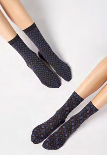 Twins Socks Tie Pattern + colori | Oroblù - PMC Portici


