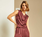 Top con scollo drappeggiato | LFDL - PMC Portici