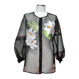 Camicia in organza con applicazioni | Raffaela d'Angelo - PMC Portici