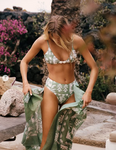 Bikini stampa palme a triangolo | WATERCULT - PMC Portici