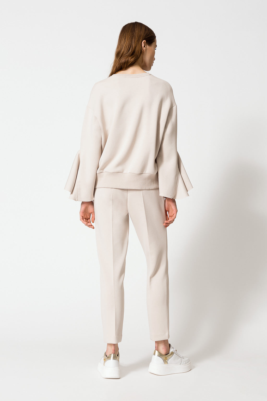 Pantaloni in felpa con maniche a campana | TWINSET - PMC Portici