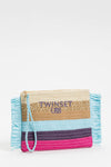 Pochette in paglia con frange | TWINSET - PMC Portici