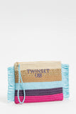 Pochette in paglia con frange | TWINSET - PMC Portici