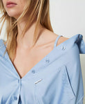 Camicia in raso con taschino | TWINSET - PMC Portici