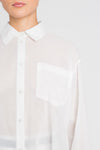 Camicia in mussola con tasca applicata | TWINSET - PMC Portici