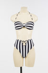 Bikini fascia fantasia righe ricamo gioiello | TWINSET - PMC Portici