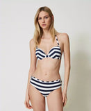 Bikini a righe con coppa e castoni | TWINSET - PMC Portici