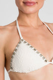 Bikini triangolo con castoni gioiello | TWINSET - PMC Portici