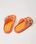 Sandali slide con fibbia gioiello | TWINSET - PMC Portici