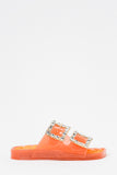 Sandali slide con fibbia gioiello | TWINSET - PMC Portici