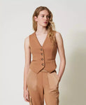 Gilet in tessuto scuba | TWINSET - PMC Portici