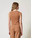 Gilet in tessuto scuba | TWINSET - PMC Portici