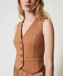 Gilet in tessuto scuba | TWINSET - PMC Portici