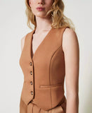 Gilet in tessuto scuba | TWINSET - PMC Portici