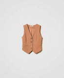 Gilet in tessuto scuba | TWINSET - PMC Portici