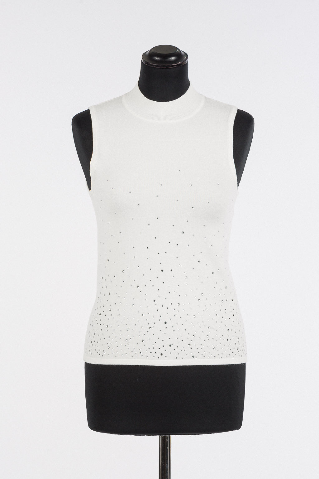 Top in maglia con strass in dégradé | TWINSET - PMC Portici