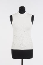 Top in maglia con strass in dégradé | TWINSET - PMC Portici
