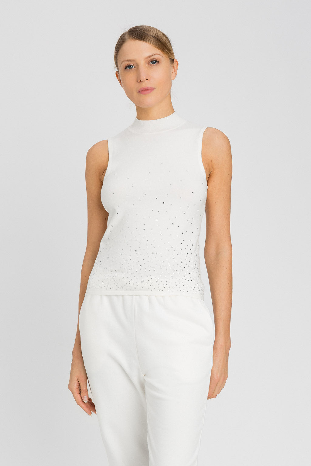 Top in maglia con strass in dégradé | TWINSET - PMC Portici