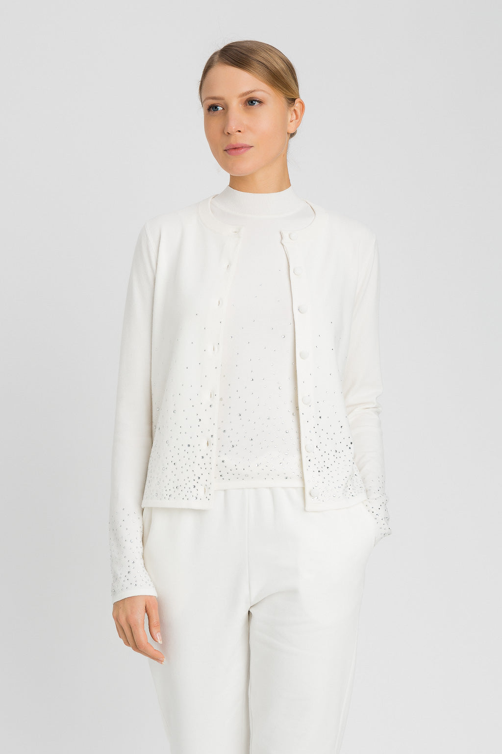 Top in maglia con strass in dégradé | TWINSET - PMC Portici
