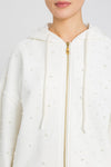 Felpa con zip con perle | TWINSET - PMC Portici
