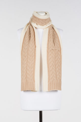 Sciarpa bicolore con treccia | TWINSET - PMC Portici

