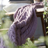 Plaid Tricot Treccia