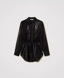 Camicia in georgette laminata | TWINSET - PMC Portici

