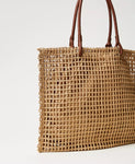 Borsa shopper effetto paglia a rete | TWINSET - PMC Portici

