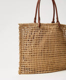 Borsa shopper effetto paglia a rete | TWINSET - PMC Portici

