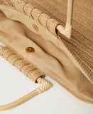 Borsa shopper effetto paglia con frange | TWINSET - PMC Portici