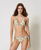 Bikini a triangolo stampa palme | TWINSET - PMC Portici