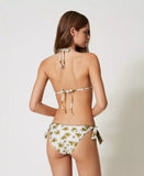 Bikini a triangolo stampa palme | TWINSET - PMC Portici
