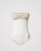 Costume intero con ricamo e strass | TWINSET - PMC Portici

